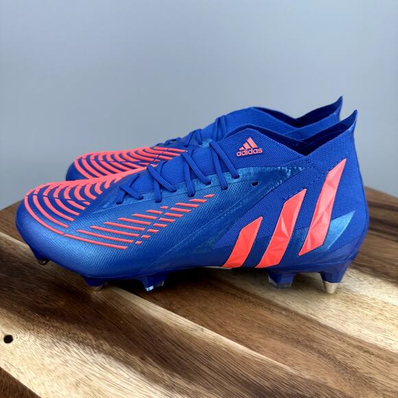 Adidas Predator Edge.1 SG Men\'s 8.5/ Women\'s 9.5 Soccer Cleats Blue H02965 NEW main image 7